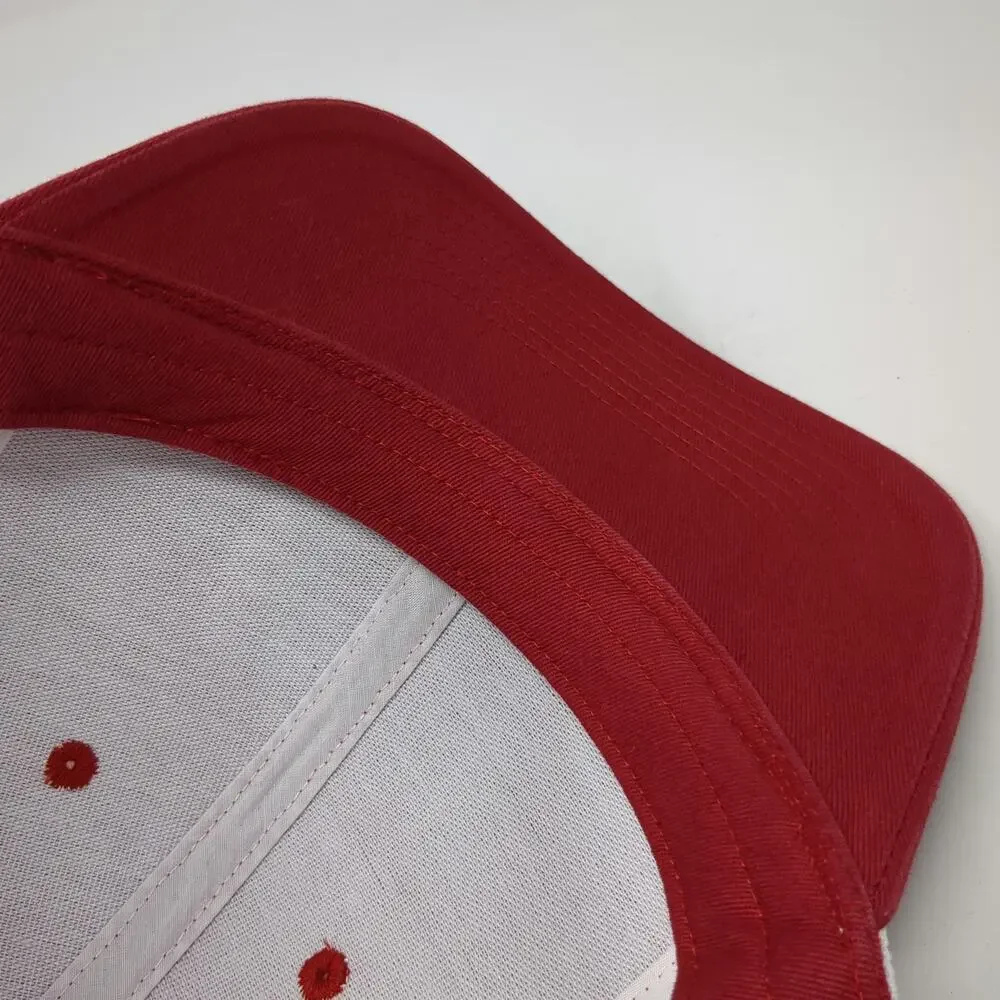 Adidas Trucker Hat Red One Size Boise Timbers Soccer Club Axe Patch Mesh Back